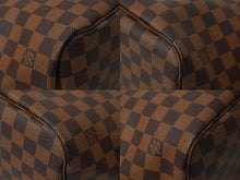 画像をギャラリービューアに読み込む, LOUIS VUITTON ルイヴィトン ネヴァーフル MM トートバッグ ダミエ キャンバス ブラウン N41358 ゴールド金具 美品 中古 62159