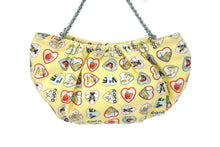 Load image into Gallery viewer, CHANEL シャネル ハンドバッグ チェーンバッグ バレンタイン限定 ココマーク 10番台 2005年 イエロー シルバー 美品 中古 62160
