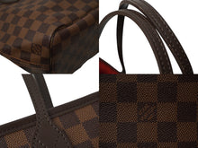 Load image into Gallery viewer, 極美品 LOUIS VUITTON ルイ ヴィトン ダミエ ネヴァーフルPM トートバッグ N51109 ブラウン ゴールド金具 中古 62161