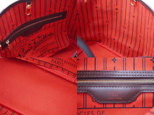 Load image into Gallery viewer, 極美品 LOUIS VUITTON ルイ ヴィトン ダミエ ネヴァーフルPM トートバッグ N51109 ブラウン ゴールド金具 中古 62161