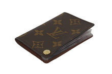 画像をギャラリービューアに読み込む, LOUIS VUITTON ルイヴィトン ポルトカルトクレディ カードケース モノグラム M60937 ブラウン ゴールド金具 美品 中古 62168
