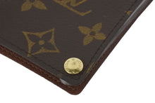 画像をギャラリービューアに読み込む, LOUIS VUITTON ルイヴィトン ポルトカルトクレディ カードケース モノグラム M60937 ブラウン ゴールド金具 美品 中古 62168