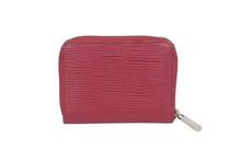 Load image into Gallery viewer, LOUIS VUITTON ルイヴィトン ジッピー コインパース M60382 エピレザー コインケース パープル シルバー金具 良品 中古 62170