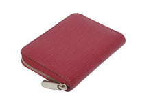 Load image into Gallery viewer, LOUIS VUITTON ルイヴィトン ジッピー コインパース M60382 エピレザー コインケース パープル シルバー金具 良品 中古 62170