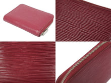 Load image into Gallery viewer, LOUIS VUITTON ルイヴィトン ジッピー コインパース M60382 エピレザー コインケース パープル シルバー金具 良品 中古 62170