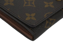 画像をギャラリービューアに読み込む, LOUIS VUITTON ルイヴィトン トレゾール 二つ折り財布 M61730 ウォレット モノグラム ブラウン ゴールド金具 美品 中古 62178