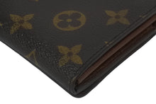 画像をギャラリービューアに読み込む, LOUIS VUITTON ルイヴィトン トレゾール 二つ折り財布 M61730 ウォレット モノグラム ブラウン ゴールド金具 美品 中古 62178