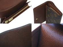 画像をギャラリービューアに読み込む, LOUIS VUITTON ルイヴィトン トレゾール 二つ折り財布 M61730 ウォレット モノグラム ブラウン ゴールド金具 美品 中古 62178