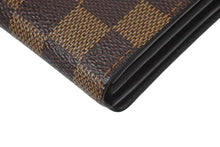 画像をギャラリービューアに読み込む, LOUIS VUITTON ルイヴィトン ポルトモネ・ビエ トレゾール N61730 ダミエキャンバス 二つ折り財布 ゴールド金具 美品 中古 62179