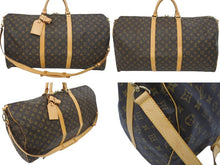 Load image into Gallery viewer, LOUIS VUITTON ルイヴィトン キーポルバンドリエール60 ボストンバッグ M41412 モノグラム 良品 中古 62182