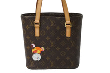 画像をギャラリービューアに読み込む, LOUIS VUITTON ルイヴィトン 村上隆 ハンドバッグ ヴァヴァンPM モノグラムパンダ M51173 ブラウン ゴールド金具 美品 中古 62183
