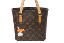 画像をギャラリービューアに読み込む, LOUIS VUITTON ルイヴィトン 村上隆 ハンドバッグ ヴァヴァンPM モノグラムパンダ M51173 ブラウン ゴールド金具 美品 中古 62184