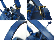 画像をギャラリービューアに読み込む, LOUIS VUITTON ルイヴィトン エピ プチノエ ワンショルダーバッグ M44105 エピレザー ブルー ゴールド金具 良品 中古 62186