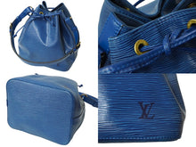 画像をギャラリービューアに読み込む, LOUIS VUITTON ルイヴィトン エピ プチノエ ワンショルダーバッグ M44105 エピレザー ブルー ゴールド金具 良品 中古 62186