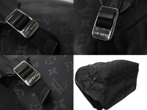 LOUIS VUITTON ルイヴィトン アポロ・バックパック M43186 リュック モノグラムキャンバス ブラック シルバー金具 美品 中古 62188