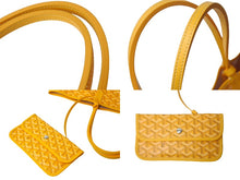 画像をギャラリービューアに読み込む, 新品同様 GOYARD ゴヤール サン・ルイPM トートバッグ イエロー STLOUIPMLTY08CL08P PVCコーティングキャンバス 中古 62189
