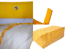 画像をギャラリービューアに読み込む, 新品同様 GOYARD ゴヤール サン・ルイPM トートバッグ イエロー STLOUIPMLTY08CL08P PVCコーティングキャンバス 中古 62189