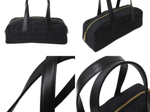 CHANEL シャネル ハンドバッグ ニュートラベルライン ココマーク 9番台 2005年 ナイロン ブラック ゴールド金具 美品 中古 62195