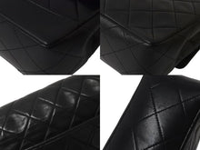 Load image into Gallery viewer, CHANEL シャネル マトラッセ 24 シングルフラップ チェーンショルダーバッグ ポーチ欠品 2番台 ブラック ラムスキン ゴールド金具 美品 中古 62196