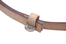 Load image into Gallery viewer, HERMES エルメス ドッグリード 犬 ペット用 ブッフルスキッパー ダルメシアン □G刻印 オレンジ シルバー金具 美品 中古 62204
