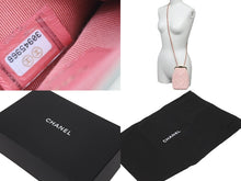 Load image into Gallery viewer, 極美品 CHANEL シャネル がま口ツイードチェーンショルダーバッグ 30番台 ピンク ホワイト ゴールド金具 中古 62209