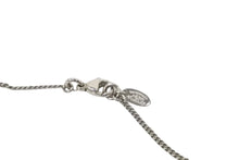 Load image into Gallery viewer, CHANEL シャネル ココマーク ラインストーン ネックレス 08V シルバー メタル アクセサリー 美品 中古 62210