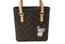 画像をギャラリービューアに読み込む, 新品同様 LOUIS VUITTON ルイヴィトン 村上隆 ハンドバッグ ヴァヴァンPM モノグラムパンダ M51173 ブラウン ゴールド金具 中古 62214
