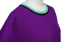 Load image into Gallery viewer, CHANEL シャネル アンサンブル ニット トップス 半袖Ｔシャツ カシミヤ ココマークボタン パープル 美品 中古 62216