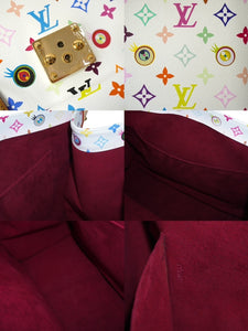 LOUIS VUITTON × 村上隆 ルイヴィトン ハンドバッグ サックジギャンティック M92057 ブロン マルチ 美品 中古 62230
