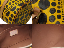 Load image into Gallery viewer, 新品同様 LOUIS VUITTON ルイヴィトン×草間彌生 ハンドバッグ パピヨン モノグラム パンプキンドット イエロー M40688 中古 62232