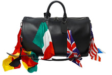 Load image into Gallery viewer, 新品同様 LOUIS VUITTON ルイ ヴィトン ヴァージルアブロー キーポル バンドリエール フラッグ 50cm M55268 ブラック 中古 62233
