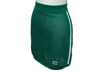 画像をギャラリービューアに読み込む, 極美品 MIUMIU ミュウミュウ スカート サイズ36 ミニ メッシュ ニット コットン グリーン MMG441 中古 62236