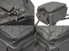 Load image into Gallery viewer, 極美品 CHANEL シャネル リュック キャビアスキン リュック バックパック マトラッセ レザー シルバー金具 中古 62238