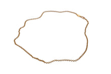 Load image into Gallery viewer, 極美品 CHROME HEARTS クロムハーツ 22K ロールチェーン ネックレス 16インチ ゴールド 7.568g 小物 アクセサリー 中古 62241