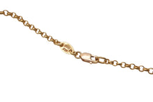 Load image into Gallery viewer, 極美品 CHROME HEARTS クロムハーツ 22K ロールチェーン ネックレス 16インチ ゴールド 7.568g 小物 アクセサリー 中古 62241