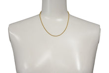 Load image into Gallery viewer, 極美品 CHROME HEARTS クロムハーツ 22K ロールチェーン ネックレス 16インチ ゴールド 7.568g 小物 アクセサリー 中古 62241