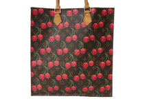 画像をギャラリービューアに読み込む, LOUIS VUITTON ルイヴィトン モノグラム チェリー サックプラ トートバッグ ブラウン M95010 村上隆 2005年春夏 美品 中古 62245