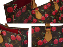 画像をギャラリービューアに読み込む, LOUIS VUITTON ルイヴィトン モノグラム チェリー サックプラ トートバッグ ブラウン M95010 村上隆 2005年春夏 美品 中古 62245