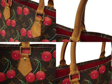 画像をギャラリービューアに読み込む, LOUIS VUITTON ルイヴィトン モノグラム チェリー サックプラ トートバッグ ブラウン M95010 村上隆 2005年春夏 美品 中古 62245