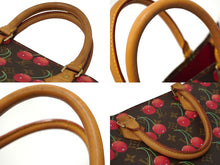 画像をギャラリービューアに読み込む, LOUIS VUITTON ルイヴィトン モノグラム チェリー サックプラ トートバッグ ブラウン M95010 村上隆 2005年春夏 美品 中古 62245