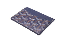 画像をギャラリービューアに読み込む, 極美品 GOYARD ゴヤール サン シュルピス カードケース STSULPPMLTY12CL12X ネイビー PVC カーフスキン 中古 62249