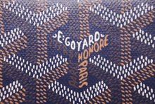画像をギャラリービューアに読み込む, 極美品 GOYARD ゴヤール サン シュルピス カードケース STSULPPMLTY12CL12X ネイビー PVC カーフスキン 中古 62249