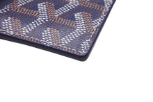 画像をギャラリービューアに読み込む, 極美品 GOYARD ゴヤール サン シュルピス カードケース STSULPPMLTY12CL12X ネイビー PVC カーフスキン 中古 62249