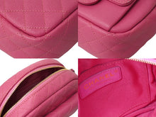Load image into Gallery viewer, CHANEL シャネル チェーンショルダーバッグ ココマーク マトラッセ 27番台 キャビアスキン ピンク ゴールド金具 美品 中古 62250