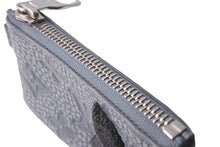 画像をギャラリービューアに読み込む, LOUIS VUITTON ルイヴィトン ポシェットクレ トリヨンクライミング コインケース M81602 グレー シルバー金具 美品 中古 62251