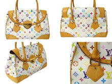 Load image into Gallery viewer, LOUIS VUITTON ルイヴィトン ハンドバッグ M40201 ビバリーGM モノグラムマルチカラー ホワイト ゴールド金具 美品 中古 62264