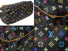 Load image into Gallery viewer, 極美品 LOUIS VUITTON ルイヴィトン ハンドバッグ M93555 グリート モノグラムマルチカラー ブラック 村上隆 ゴールド金具 中古 62265