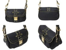 Load image into Gallery viewer, 極美品 LOUIS VUITTON ルイヴィトン スハリ コンフィダン ワンショルダーバッグ M91784 ブラック ゴールド金具 中古 62266