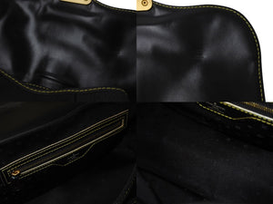極美品 LOUIS VUITTON ルイヴィトン スハリ コンフィダン ワンショルダーバッグ M91784 ブラック ゴールド金具 中古 62266