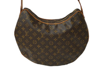 画像をギャラリービューアに読み込む, LOUIS VUITTON ルイヴィトン モノグラム クロワッサンGM ワンショルダーバッグ M51511 ブラウン 廃盤 ゴールド金具 美品 中古 62268